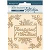 Decorative chips Romantic Christmas Memories