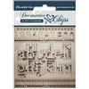 Decorative Chips Alfabeto e Numeri