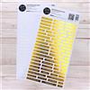 Sentiment Strips Happy Birthday Gold & Silver