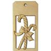 Tag in legno con dolcetti