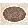 Velluto Devorè Broccato Tortora cm 50 x 70