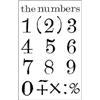 Timbri acrilici Numeri