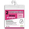 V.I.P. Very Important Pillow Coppia Federa Jersey di Spugna, cm 50x80 con Comoda Cerniera con Zip