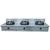 Ristosubito Cucina wok CI N.3 fuochi Potenza bruciatori a scelta Modello RisCu038