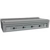 Ristosubito Teppanyaki a gas Modello RisCu079 Piastra per cottura giapponese 4 zone cottura