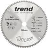 Trend Lama per sega circolare CraftPro TCT per piano di lavoro in alluminio e plastica, diametro 305 mm x 84 denti x foro 30 mm, punta in carburo di tungsteno, CSB/AP30584