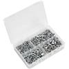 Sealey AB029SN acciaio dado assortimento 320PC 1/10,2 cm-1/5,1 cm UNF DIN 934
