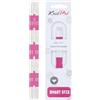 KnitPro Ferri da maglia: a doppia estremità, metallo, rosa, 2,5 mm