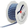Präsent Vichy - Nastro a Quadretti, 10 mm, 20 m, Colore: Blu