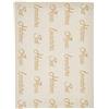 MI CASA - Strofinaccio da Cucina, 50 x 70 Lettere, Colore: Beige