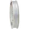 Präsent C.E. Pattberg Marseille - Nastro in Organza con Fil di Ferro, 15 mm di Larghezza, 25 m di Lunghezza, Colore: Bianco
