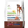 NovaFood Trainer Natural Trainer Sensitive No Grain Adult Medium Maxi Trota 3 Kg Cane