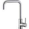 Newform - Miscelatore serie Real Steel acciaio inox bocca quadra girevole 63420X