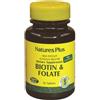 Nature's Plus Biotina e Acido Folico 30 Tavolette