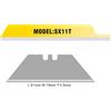 Lame trapezoidali di ricambio per cutter (SX 792 / SX 12 6) - Artiglio - conf. 10 pezzi