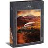 Ulmer Puzzleschmiede - Glenfinnan Viadotto Jigsaw Puzzle - Scozia 1000 pezzi Scozia Jigsaw Puzzle - Il viadotto ferroviario nelle Highlands scozzesi - Motivo famoso film