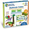 Learning Resources Set di attività di Matematica con i Cubi Mathlink, Mondo preistorico, dai 5 Anni in avanti