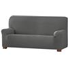 Eysa Italia Cora Copridivano Bielastico 3 Posti, Poliestere-Cotone, Grigio, 36 x 27 x 17 cm