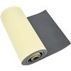BENECREAT Rotolo Schiuma Autoadesiva 200x30cm Fogli di Schiuma Adesiva Eva Grigia permateriali Artistici Scrapbooking di Halloween Cosplay, Spessore 3mm
