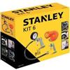 Stanley Kit di 6 accessori aria compressa Stanley per pistola di gonfiaggio