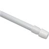 Gardinia Bastoni e binari per Tende, Steel, Bianco, 45-65 cm, 2 unità