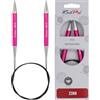 KnitPro Ferri circolari fissi Zing, 60 cm, Misura 10 mm