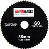 Saxton Blades Saxton Lama per sega circolare HSS, 85 mm x 60 denti, per Worx, Worxsaw, Bosch, Makita, Ryobi, ecc