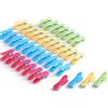culiclean Mollette per Bucato - Soft Clip, 40x, blu-giallo-verde-rosa