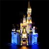GEAMENT Set di Luci LED Compatibile Con LEGO 71040 Castello Disney Versione 2016 (Disney Castle) - Kit Di Illuminazione Solo per 71040 (Modello di mattoncini non incluso)