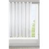 Eurofirany LUCY Tenda in Voile, Tenda Trasparente con occhielli - 1 Unità, Camera da Letto, Soggiorno, Cucina, 350 x 150cm, Bianco