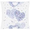 APELT 2200 46 X 46 10 Fodera per Cuscino, Poliestere di Cotone, Blu, 46 x 46 cm