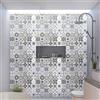 Ambiance Sticker Adesivi Autoadesivi, Decorazioni Murali, Adesivi per Piastrelle per Bagno e Cucina Antalya - 30 Piastrelle Adesive 10 x 10 cm