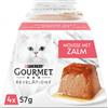 Gourmet Purina Gourmet Revelations mousse al salmone per gatto (57 gr) 3 confezioni (12 x 57 g)