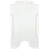 evohold Porta-badge bianchi biodegradabili, verticali singolo lato. 100Pz
