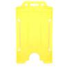 evohold Porta-badge gialli biodegradabili, verticali singolo lato. 100Pz
