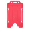evohold Porta-badge rosso biodegradabili, verticali singolo lato. 100Pz