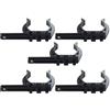 vasalat Secotec vas221 base blenden clip con anschraubplatte Contenuto 5 pezzi, 5