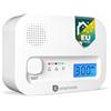 Smartwares Rilevatore di Monossido di Carbonio - Sensore di 10 anni - Batterie da 3 anni - con Display e Pulsante test - FGA-13041