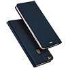 Verco Huawei P10 Lite Cover, Custodia a Libro Pelle PU per Huawei P10 Lite Case Booklet Protettiva [magnetica integrata], Azzurro