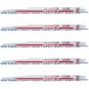 Saxton Blades Saxton R1021L - 5 lame per sega a sciabola alternativa, 240 mm, compatibili con Bosch, Dewalt, Makita