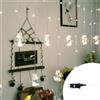 Wisdom Tenda luminosa con Sfere 3 metri 168 Led Bianco Freddo stalattiti prolungabile altezza 100cm per interno Wisdom