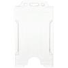 evohold Portabadge bianco verticale singola faccia in antibatterico biomaster in plastica riciclata, 100pz
