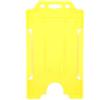 evohold Portabadge giallo verticale singola faccia in antibatterico biomaster in plastica riciclata, 100pz