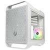 Bitfenix Case BitFenix Prodigy M 2022 Micro-ATX vetro temperato bianco