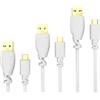 KabelDirekt - Cavo Micro-USB - 3x0,5m, bianco