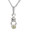 InCollections 2420200003401 - Catenina con pendente per bambini con zirconia cubica, argento sterling 925