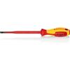 KNIPEX Giraviti per elettricisti (Slim) per viti con intaglio impugnatura isolante, in materiale bicomponente, collaudato VDE, 98 20 65 SL