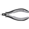 KNIPEX Tronchese laterale di precisione per elettronica ESD con impugnature multicomponente 120 mm, 79 22 120 ESD