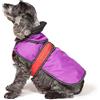Danish Design Cappottino 2 in 1 per cani/cuccioli, con imbottitura rimovibile, colore viola/rosso, 35 cm
