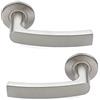 Bricard 668552 - Maniglie su rosone in acciaio inox Tempo Design Salsa